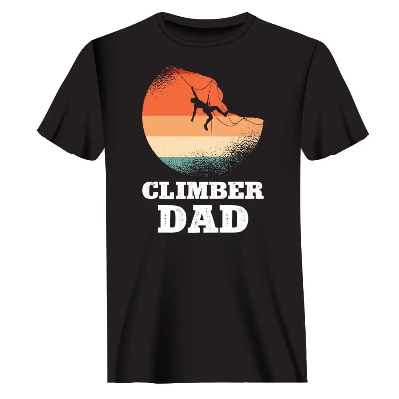 Climber Dad Man T-Shirt