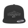 Camping Triangles Embroidered Flat Bill Cap