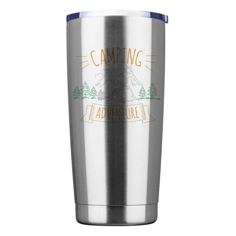 Camping Adventure 20oz Insulated Vacuum Sealed Tumbler