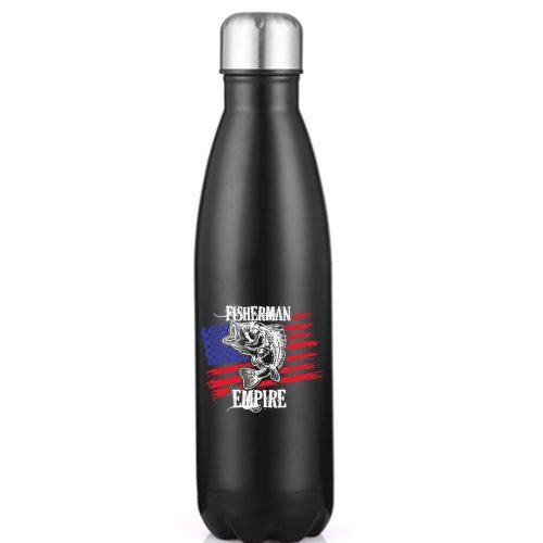 Fisherman American Empire Color Stainless Steel Water Bottle