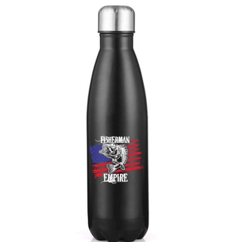 Fisherman American Empire Color Stainless Steel Water Bottle