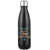 Never Stop Exploring 17oz Stainless Water Bottle Black