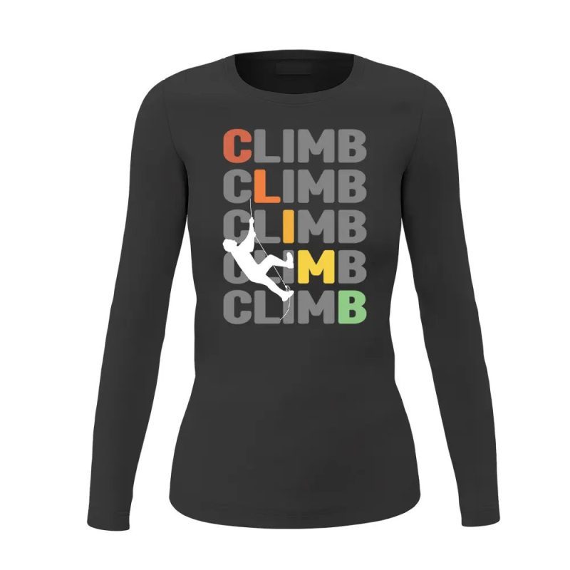 Climbbbbb Women Long Sleeve Shirt