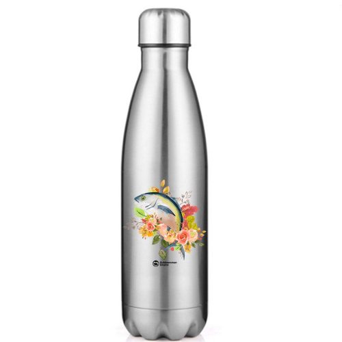 Fishing Flower Stainless Steel Water Bottle