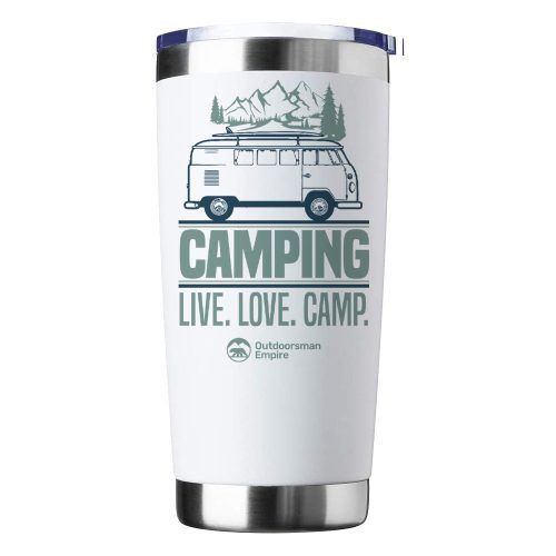 Camping Live Love Camp 20oz Insulated Vacuum Sealed Tumbler