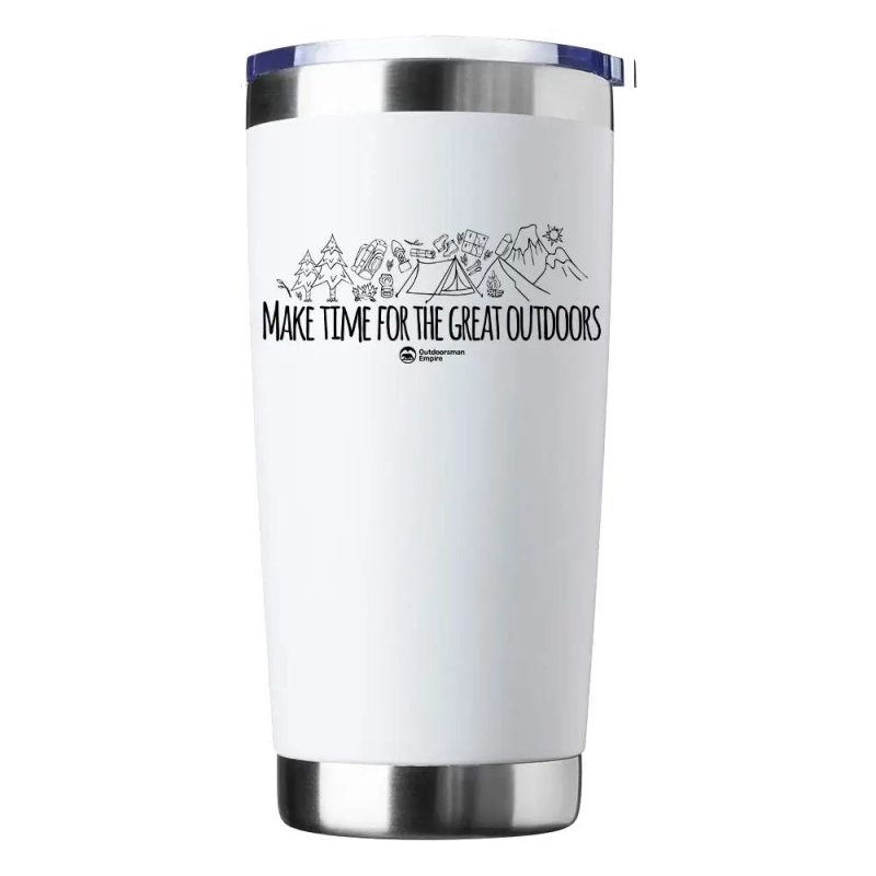 Make Time For Great 20oz Insulated Vacuum Sealed Tumbler