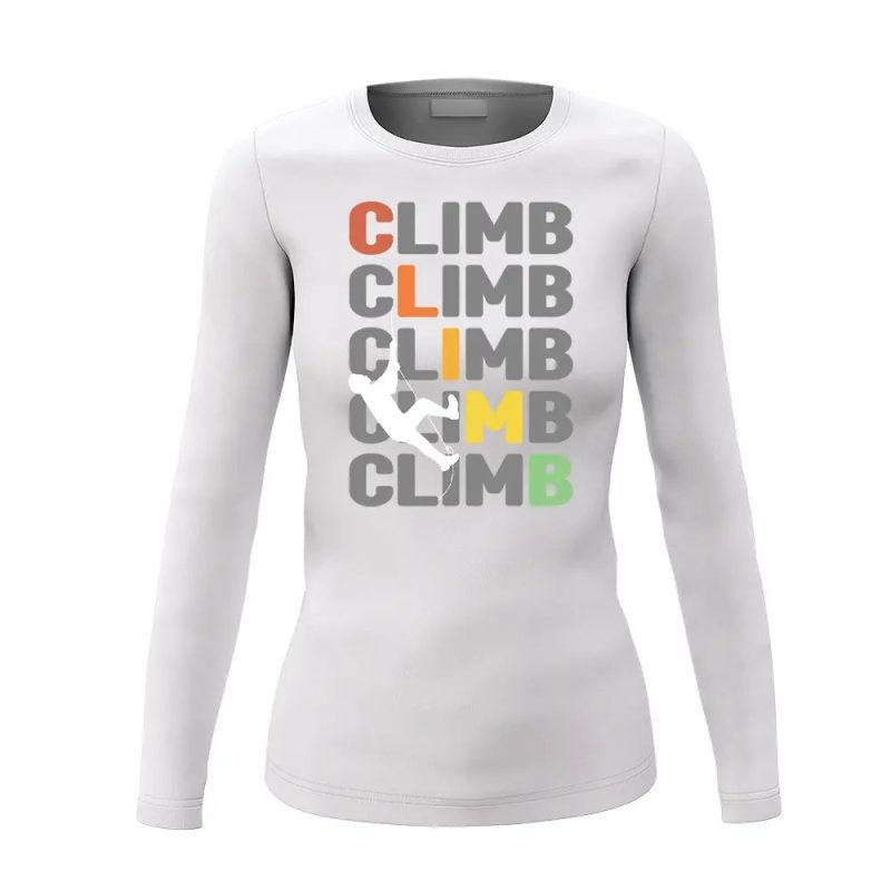 Climbbbbb Women Long Sleeve Shirt