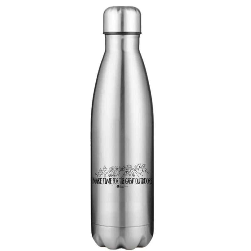 Make Time For Great 17oz Stainless Water Bottle