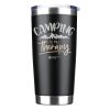 Camping Is My Therapy 20oz Insulated Vacuum Sealed Tumbler