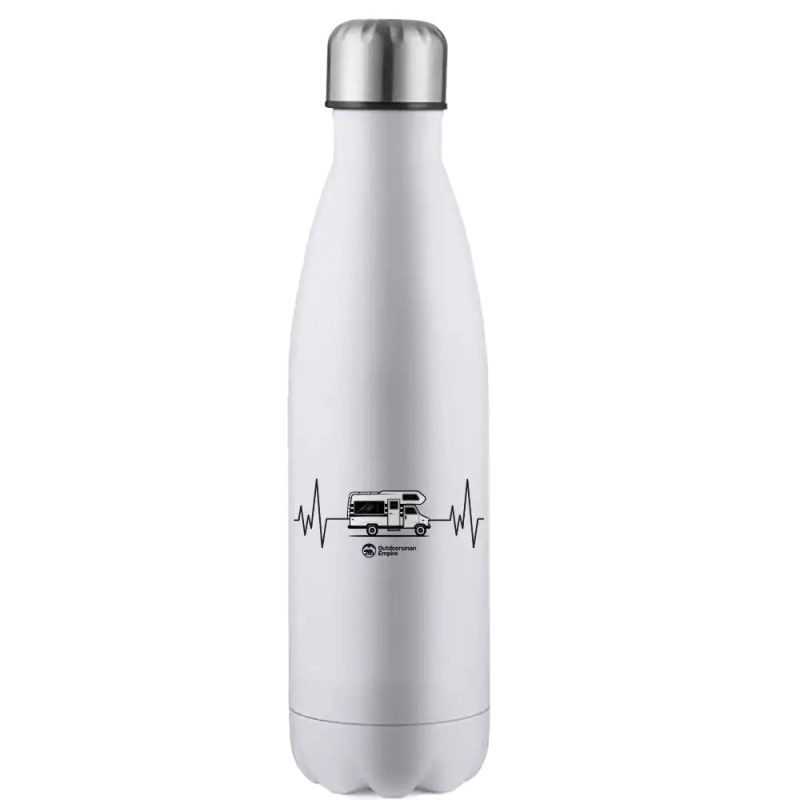 Camping Cardiogram Stainless Steel Water Bottle