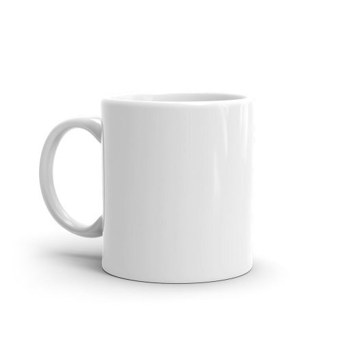 white glossy mug 11oz handle on left 62743edcb9c91