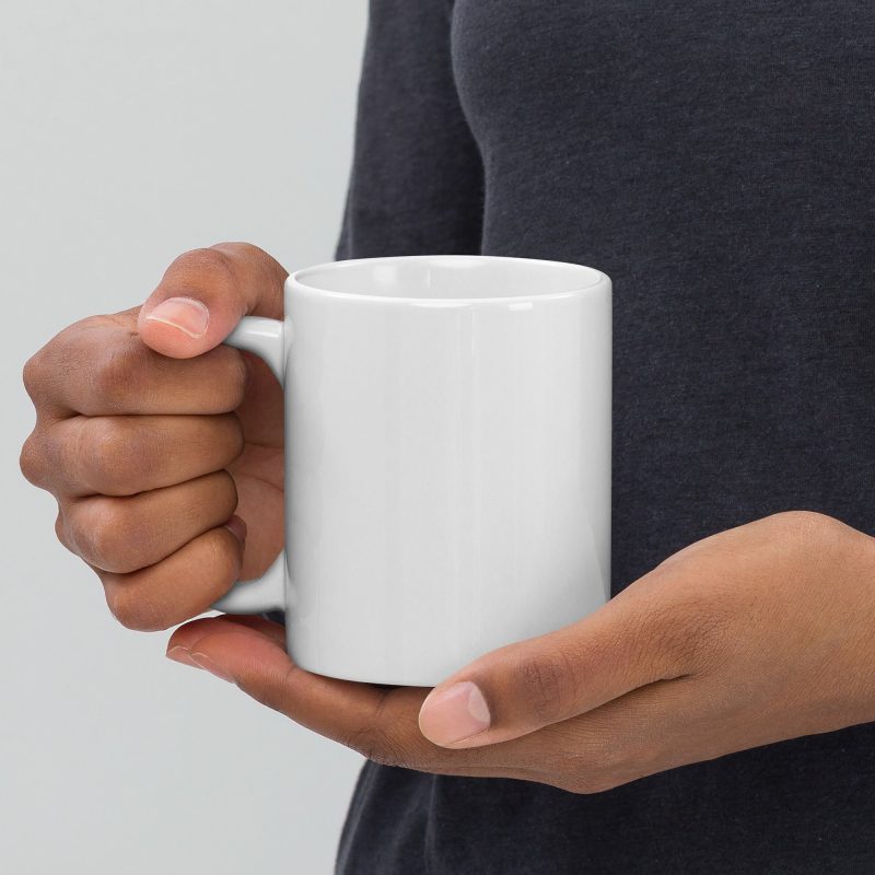 white glossy mug 11oz handle on left 627c2c6f31fe3